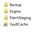 Vault Cache folder symbolic link