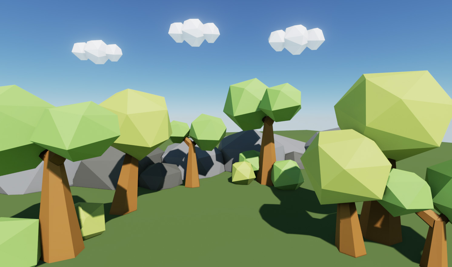 Low Poly Worlds - a good way to learn Blender and UE4